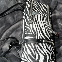 Michael Kors Zebra Print Backpack