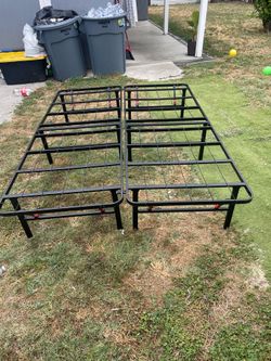 Full folding bed frame