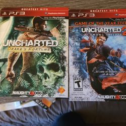 PS3 Uncharted 1 & 2