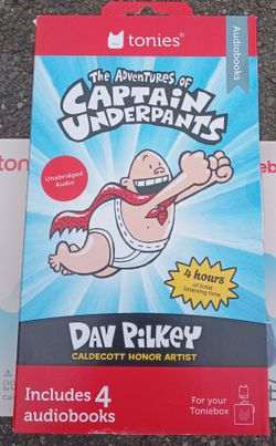 Adventures of Captain Underpants Tonies 4 pack