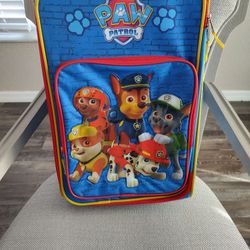 Paw Patrol Pull Roller Kids Suit Case.