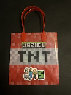 Minecraft Candy Bags Custom Made