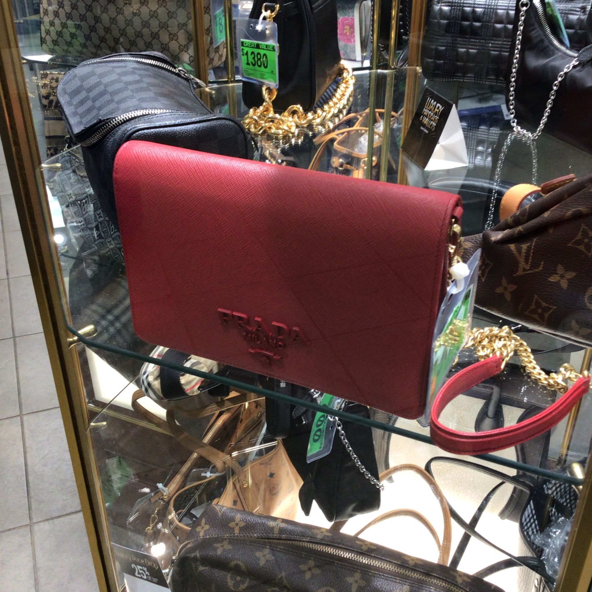 Authentic Prada Shoulder Bag 1BP018 (Printed COA Available)