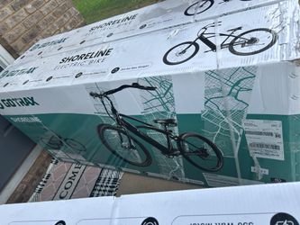 GOTRAX Shoreline 27.5" Electric Beach Cruiser Bike, Black (New) 🚲