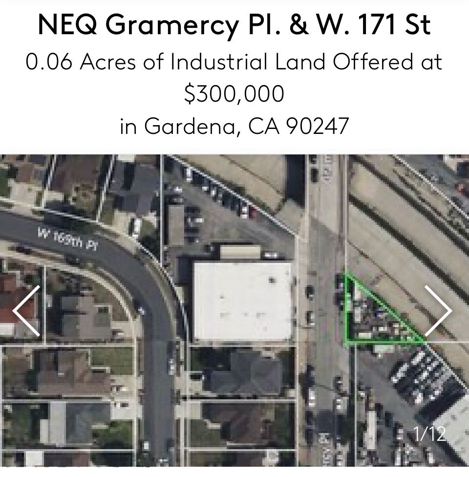 Commercial Lot For Sale In Gardena Ca