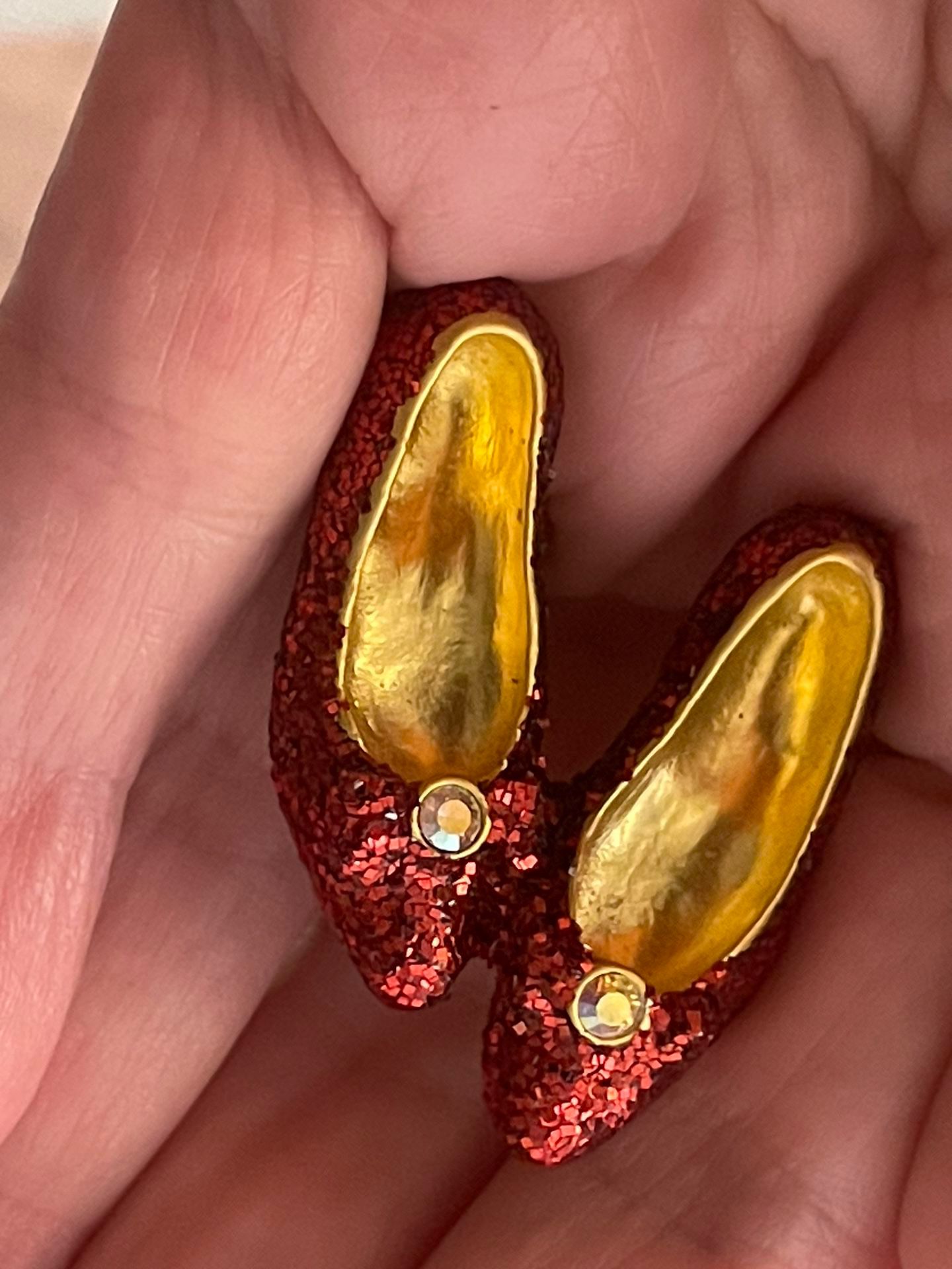 Ruby Slippers Brooch