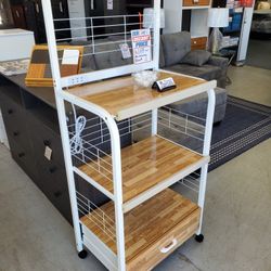 New Microwave Pantry Kitchen Cabinet Shelving Rack Available In Other Colors 