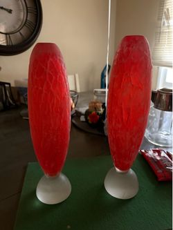 Murano Vintage Glass Flower Vase
