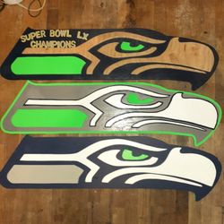 Seattle Seahawks Handcrafted Wall Art/Sign