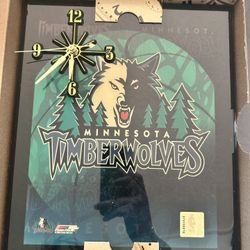 2000 Minnesota Timberwolves Quartz Wall Clock 