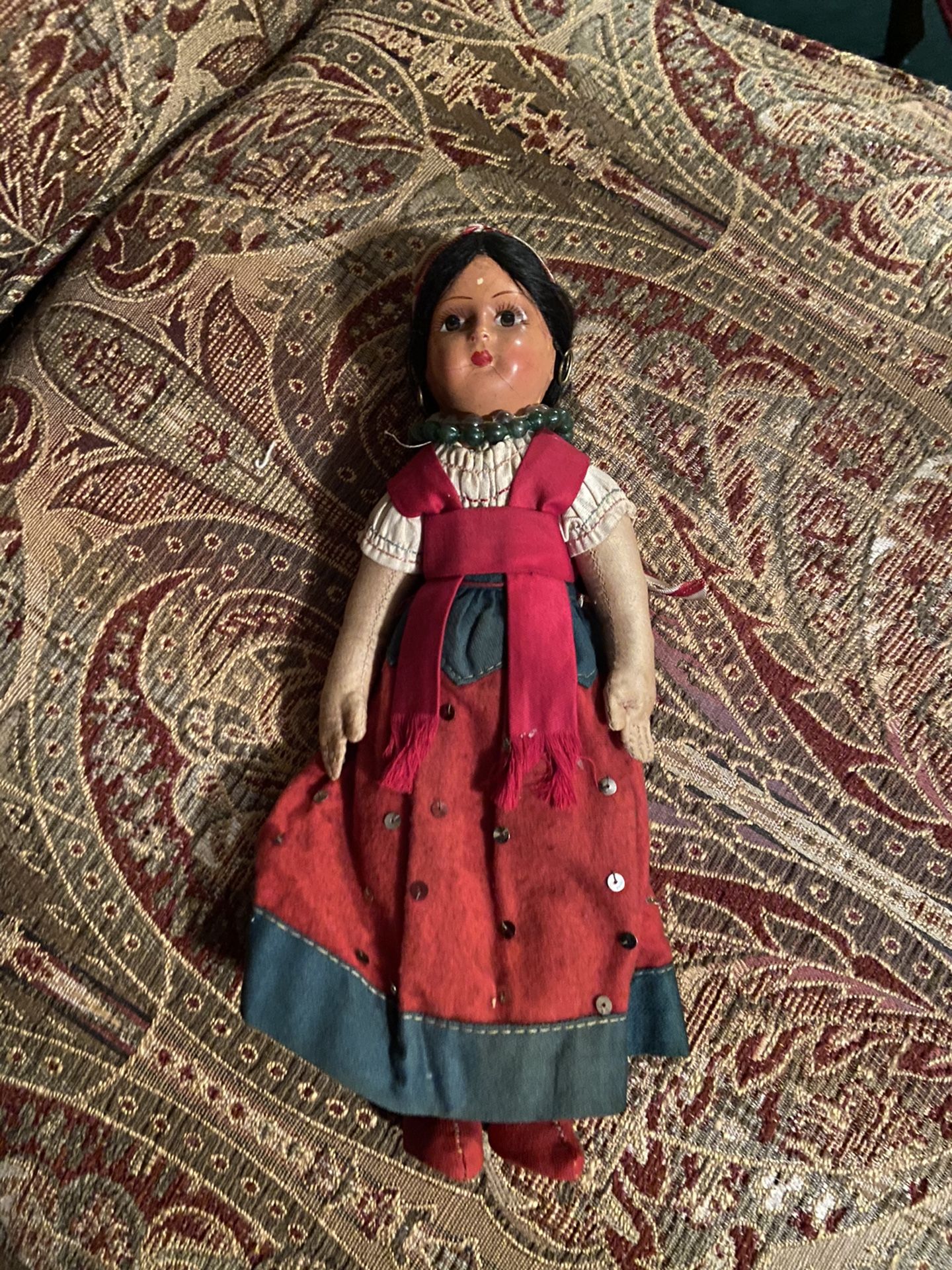 Antique Doll (11” H)