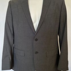 Classic Banana Republic Soft Wool Mens Blazer Grey 42 S