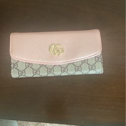 Pink/brown Wallet