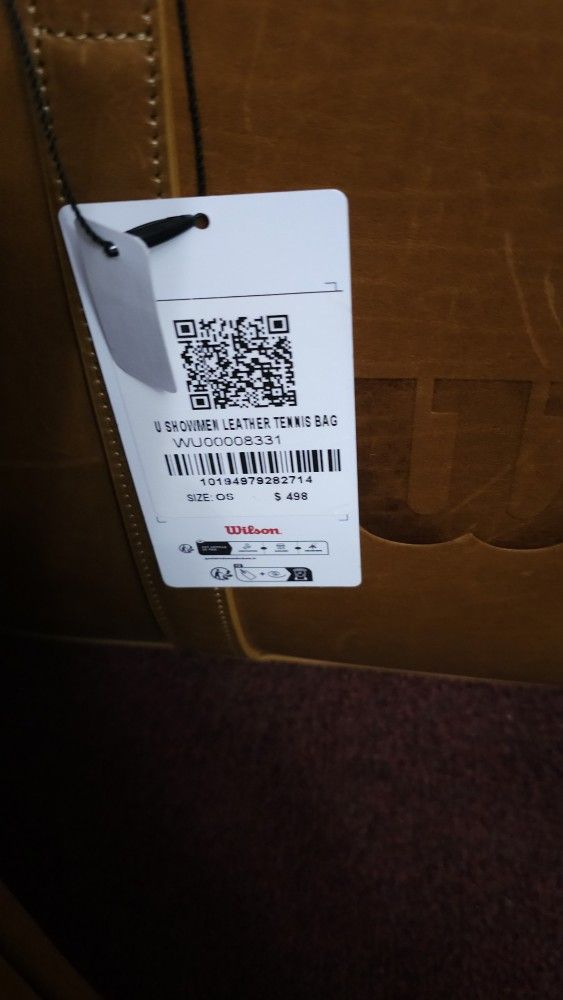 Wilson Snowfall Leather Tennis Bag