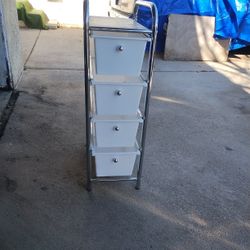 4 Door Drawer Rolling Storage 