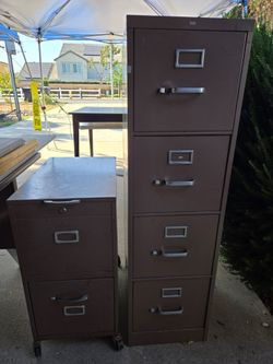 Metal Filing Cabinets Set of Two *$20 for the pair*
