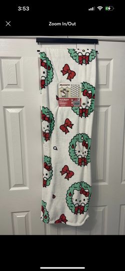 Brand New Hello Kitty Christmas Twin Blanket ❤️💚