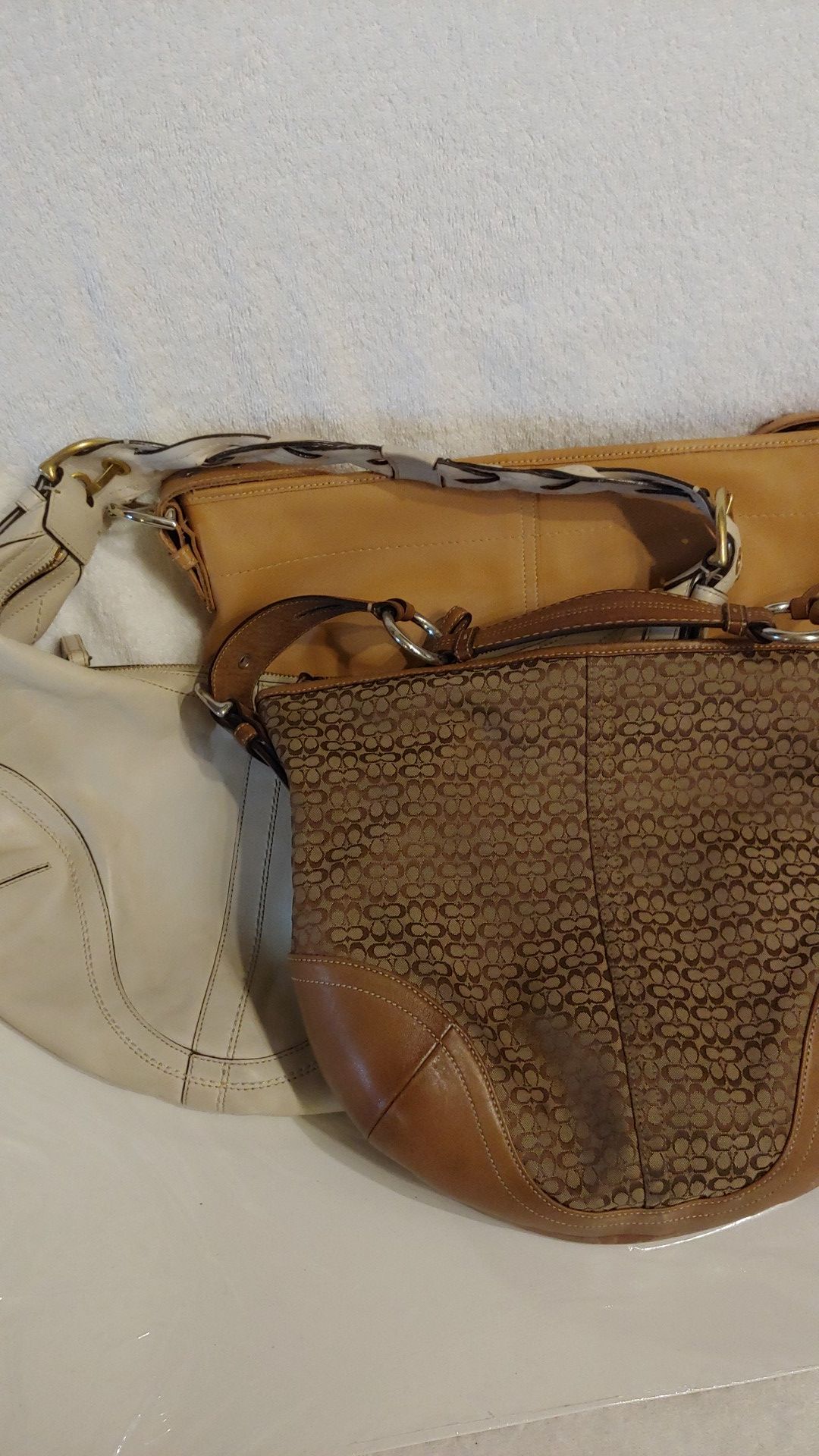 3 Authentic COACH Purses / HOBO bags!