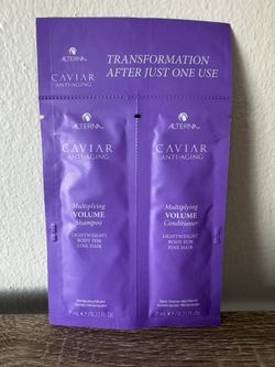 Alterna Caviar Anti-Aging Multiplying Volume Shampoo & Conditioner (7mL / 0.25 Fl. Oz each)