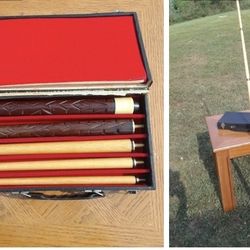 Vintage 5 Piece Pool Stick