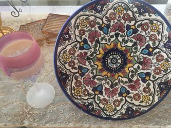 New Hand Made Ceramics Food Plate