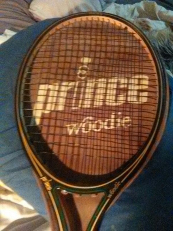 Vintage Prince Woodie Tennis Racket