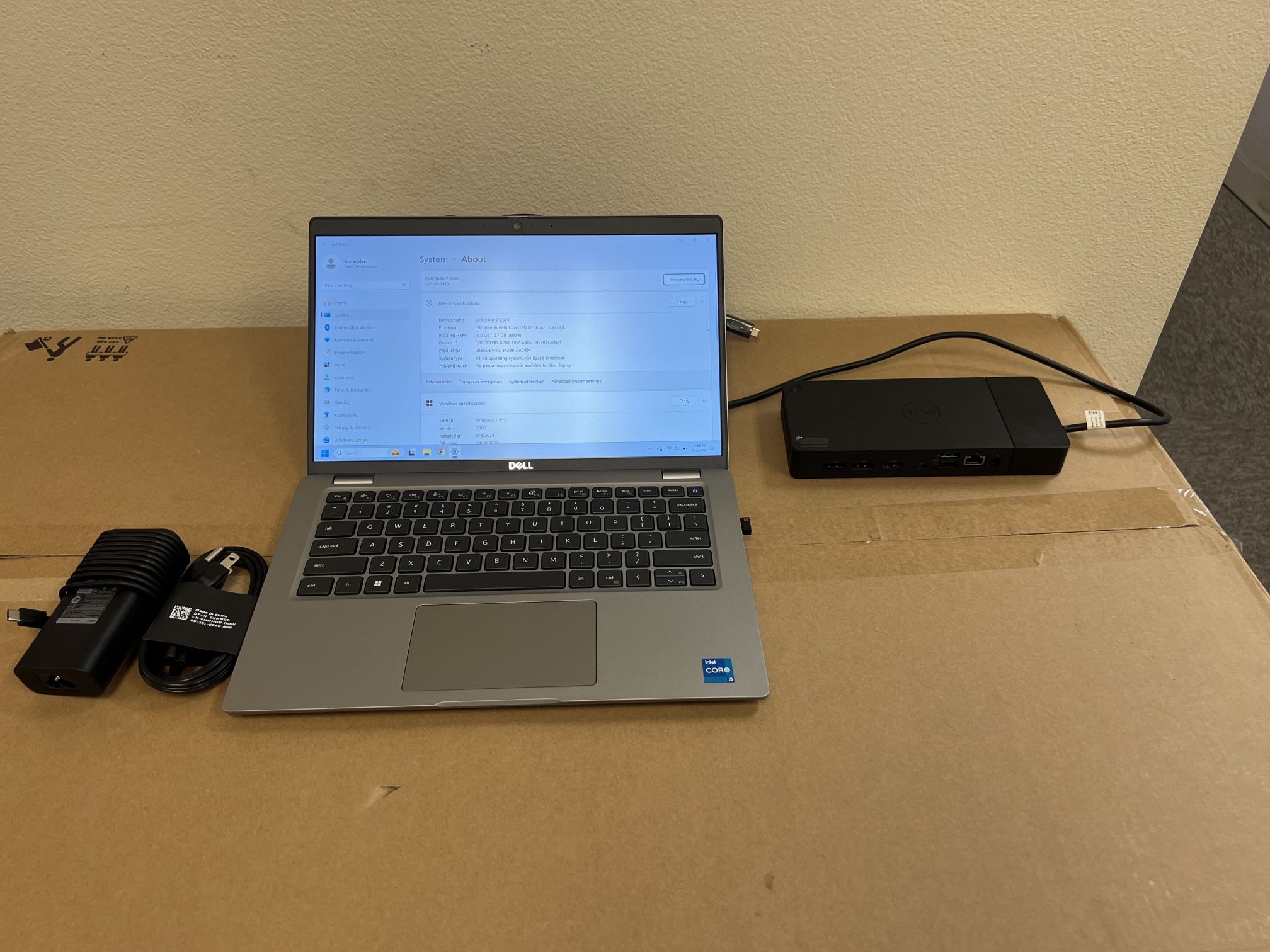 Laptop Dell Latitude 5440, trade for Dji Drone
