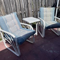 PVC Patio Furniture Used But In Good Condition $60 Firm On Price