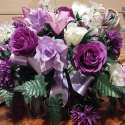 Purple, White, Lavender,Flowers&Roses