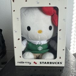 Hello Kitty X Starbucks Plushie 