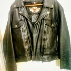 Harley Davidson Leather Jacket XL Black