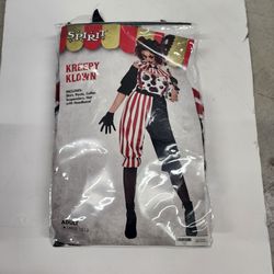 Halloween Costume Kreepy Klown  Adult Size Large