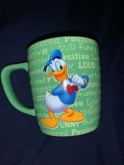 Disney Donald Duck Green Ceramic Coffe Mug