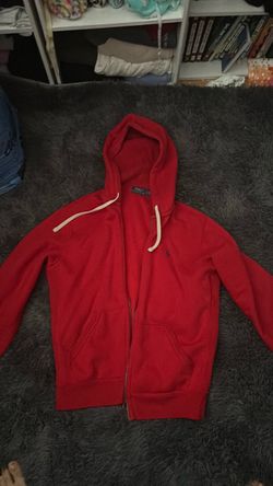 Red Polo zip up
