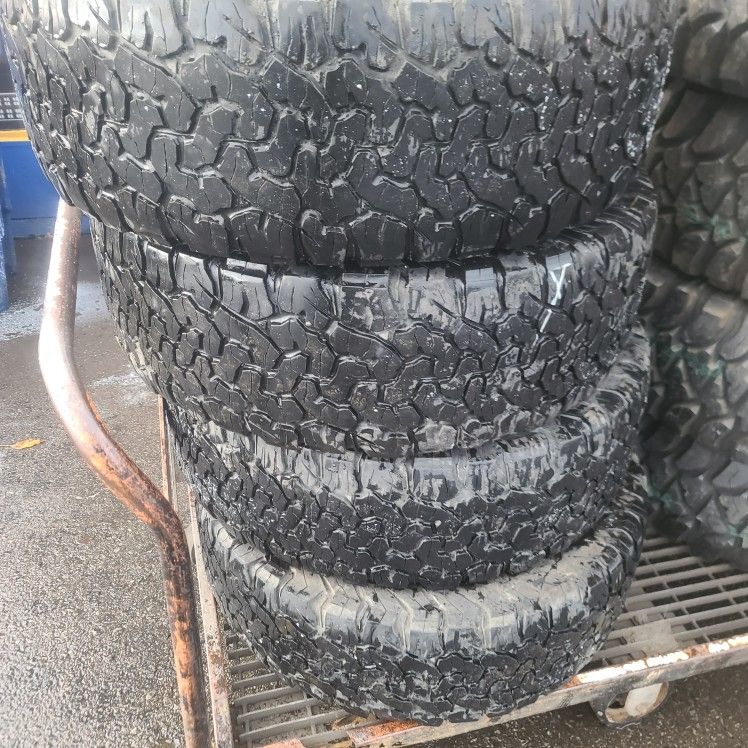 275 65 18 (4) High Tread Used Tires FREE Install King Tire1 1525 William St SameDayService