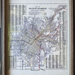 Los Angeles Railway Framed Print
