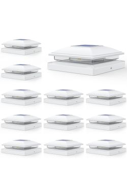 12 Solar Post Cap Lights (new In Box)