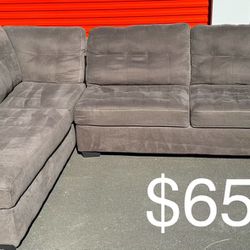 2- Piece Grey Sectional 