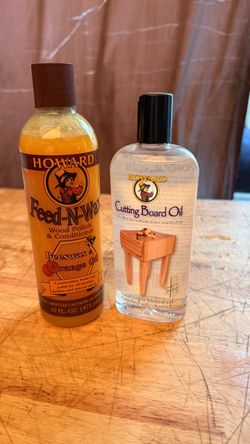Butcher’s block and table  wax