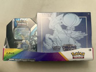 Pokémon Chilling Reign ETB & Vaporeon Tin Costco Bundle NEW Sealed SELL/TRADE
