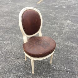 Antique leather chair