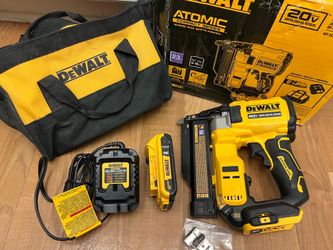 DEWALT ATOMIC 20V MAX Lithium Ion Cordless 23 Gauge Pin Nailer Kit with 2.0Ah Battery and Charger
