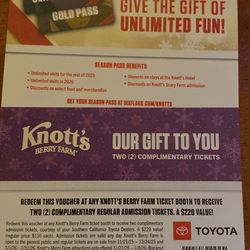 Ticket  Khotts Berry Farm 