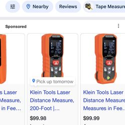 KLEIN TOOLS LASER DISTANCE MEASURE