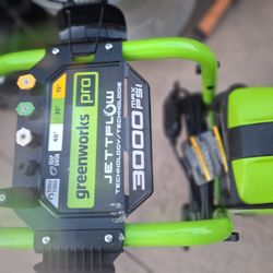 Pressure Washer Green Work 3000psi New 300