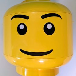 12" LEGO Minifigure Head Storage Bin