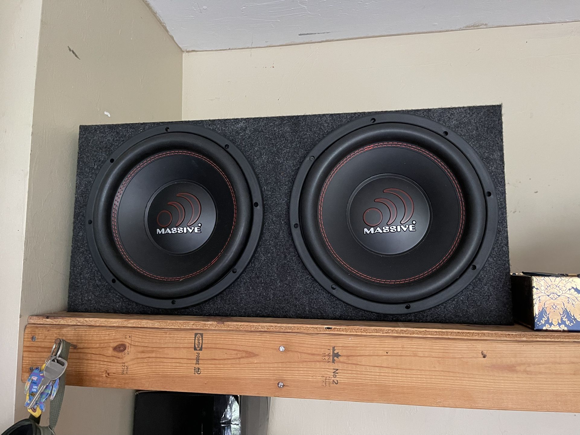 2/ 12 Ported Box Masssive Speaker