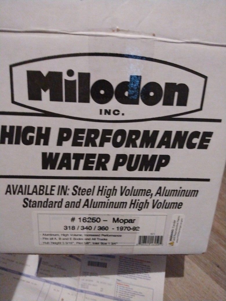 High Performance Water Pump For 318, 340 & 360