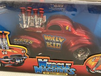 Muscle Machines '41 1941 Willys Coupe WILLY THE KID GASSER 1:18