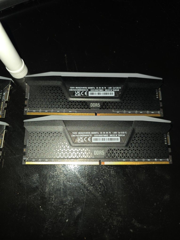 ddr5 vengeance 96 GB 6600 Speed 2 TOTAL KITS 